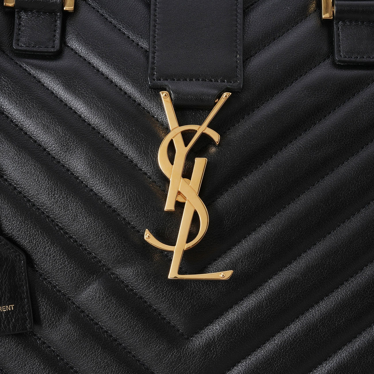 YVES SAINT LAURENT(USED)생로랑 357396 쉐브론 토트백